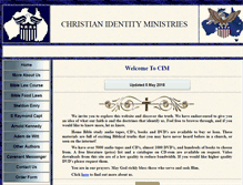 Tablet Screenshot of christianidentityministries.com